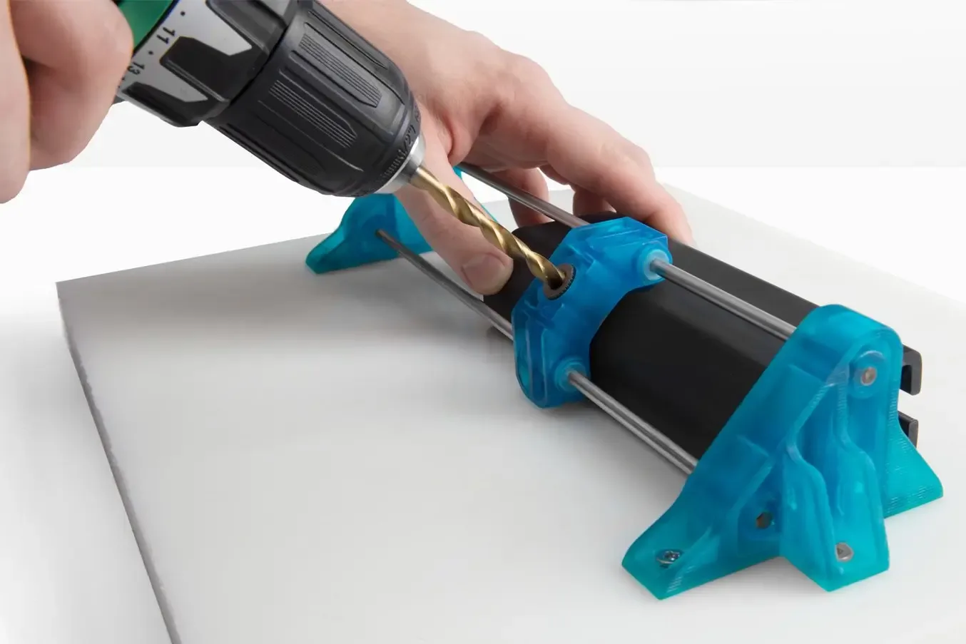 จิ๊กจับยึดงานเจาะ Jig Fixture ที่ผลิตด้วย 3D Printing เรซินวิศวกรรม